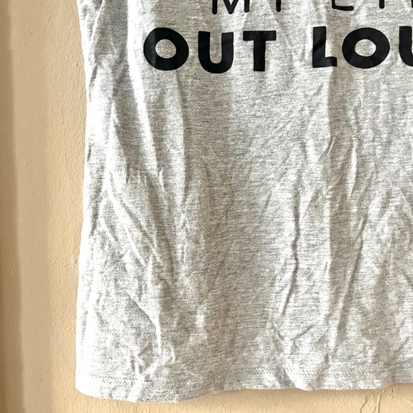 (girls) wound up • oops did i roll my eyes out loud? gray tshirt - Picture 7 of 9